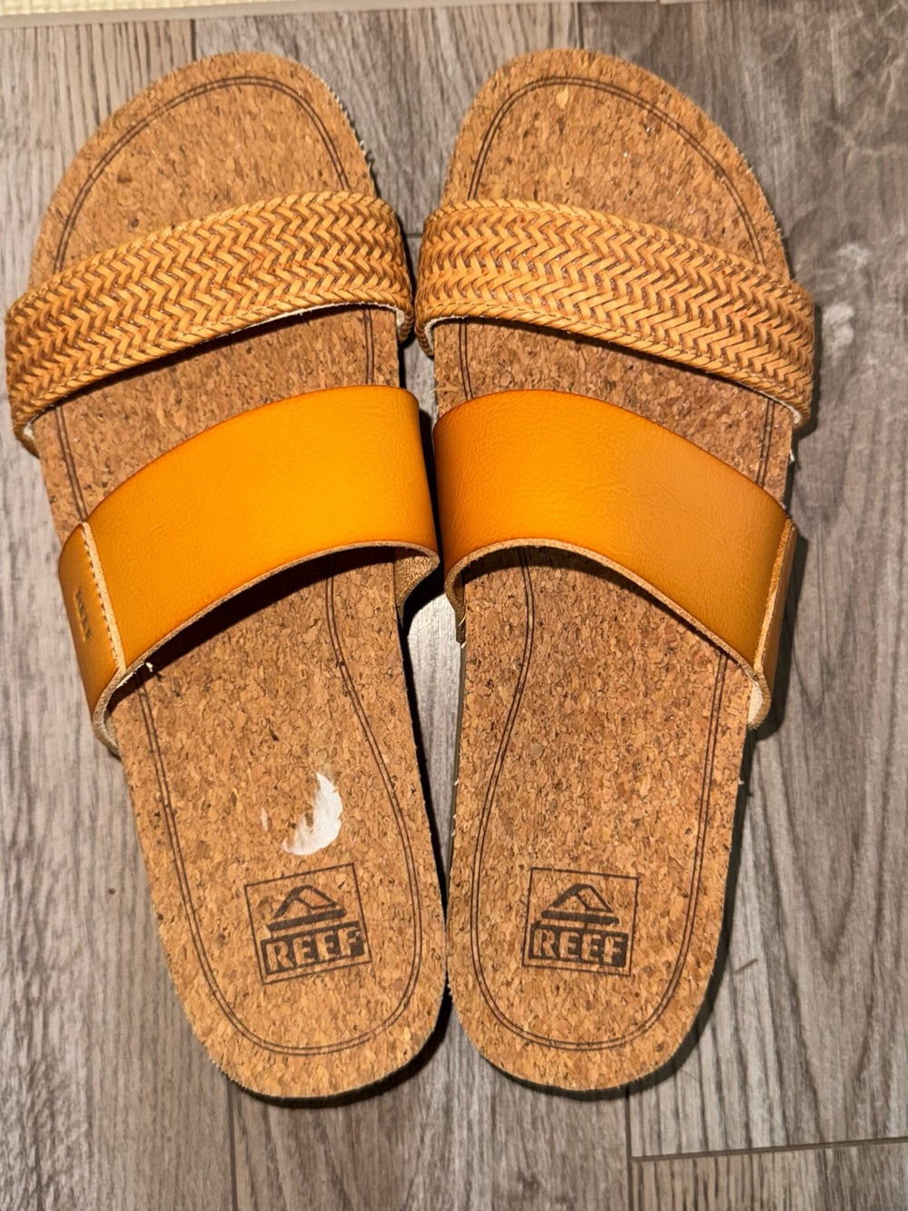 REEF Cork Slide Sandals